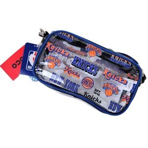 New York Knicks Clear Crossbody Bag Stadium Approved Blue Strap 8.5 x 5 in - New